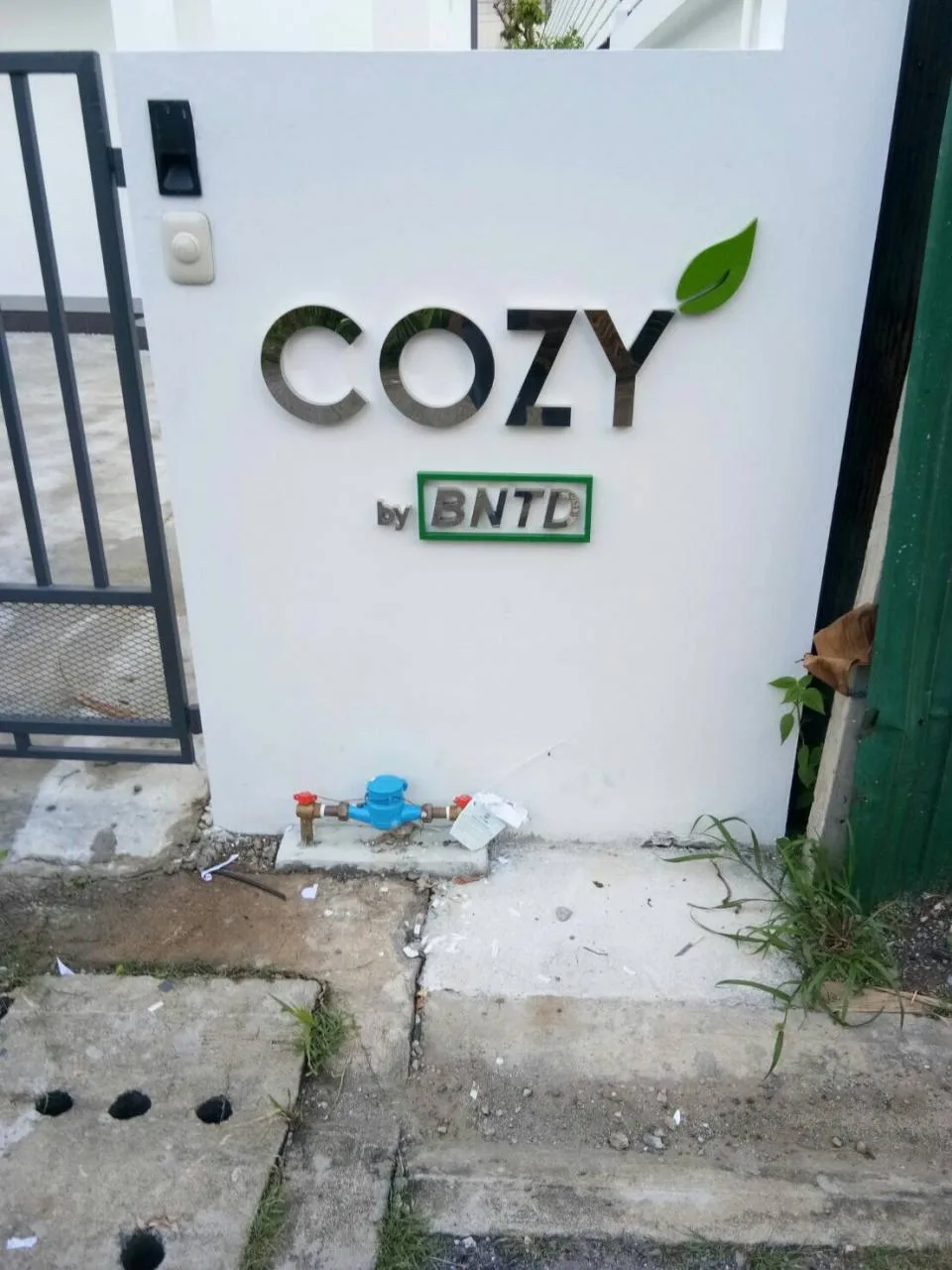 ผลงานป้ายป้ายตัวอักษรสแตนเลส COZY by BNTD