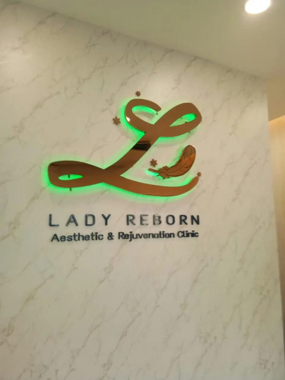 ผลงานป้ายป้ายไฟออกหลัง LADY REBORN